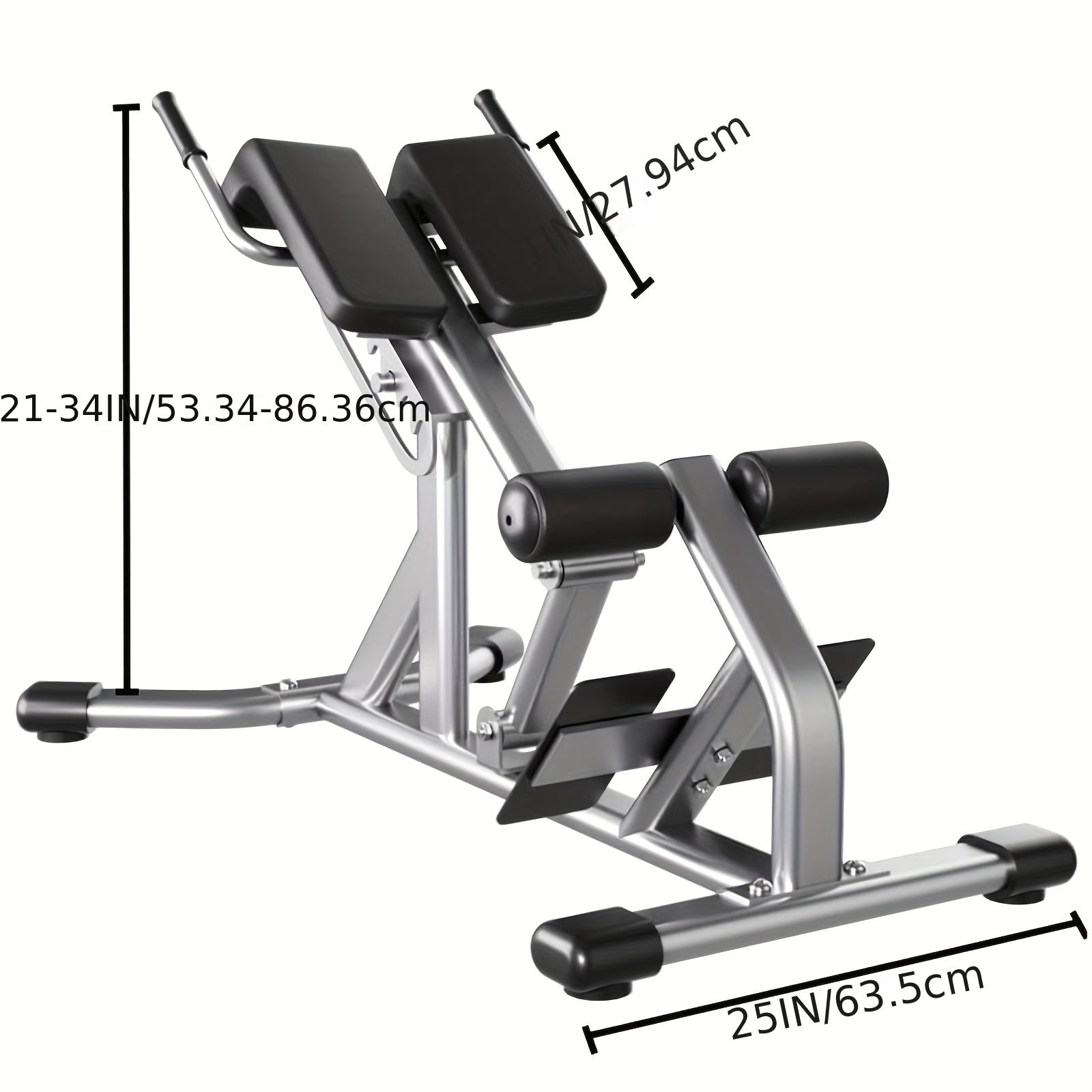 Adjustable Roman Chair Hyperextension Bench