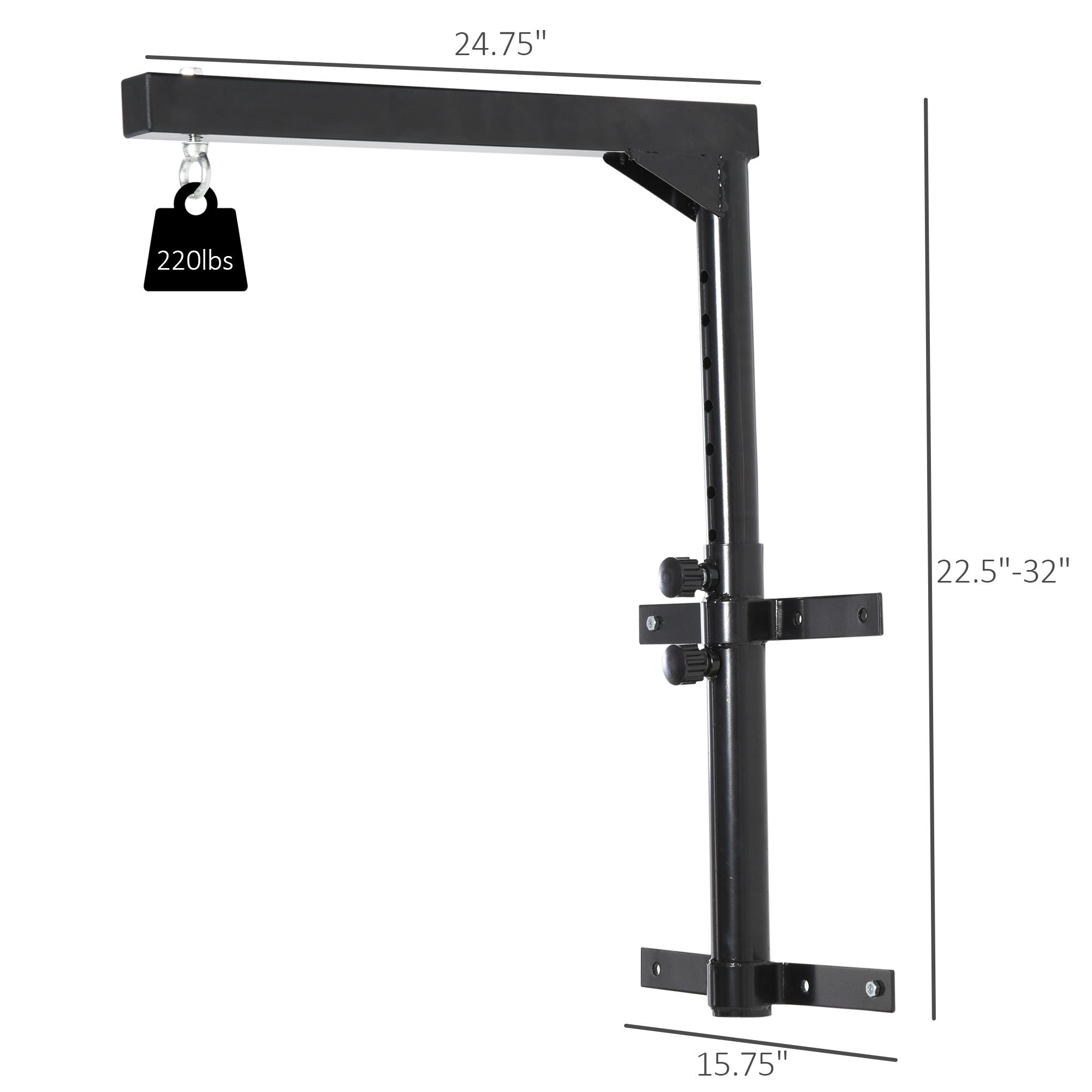 Adjustable Heavy Bag Wall Mount Bracket