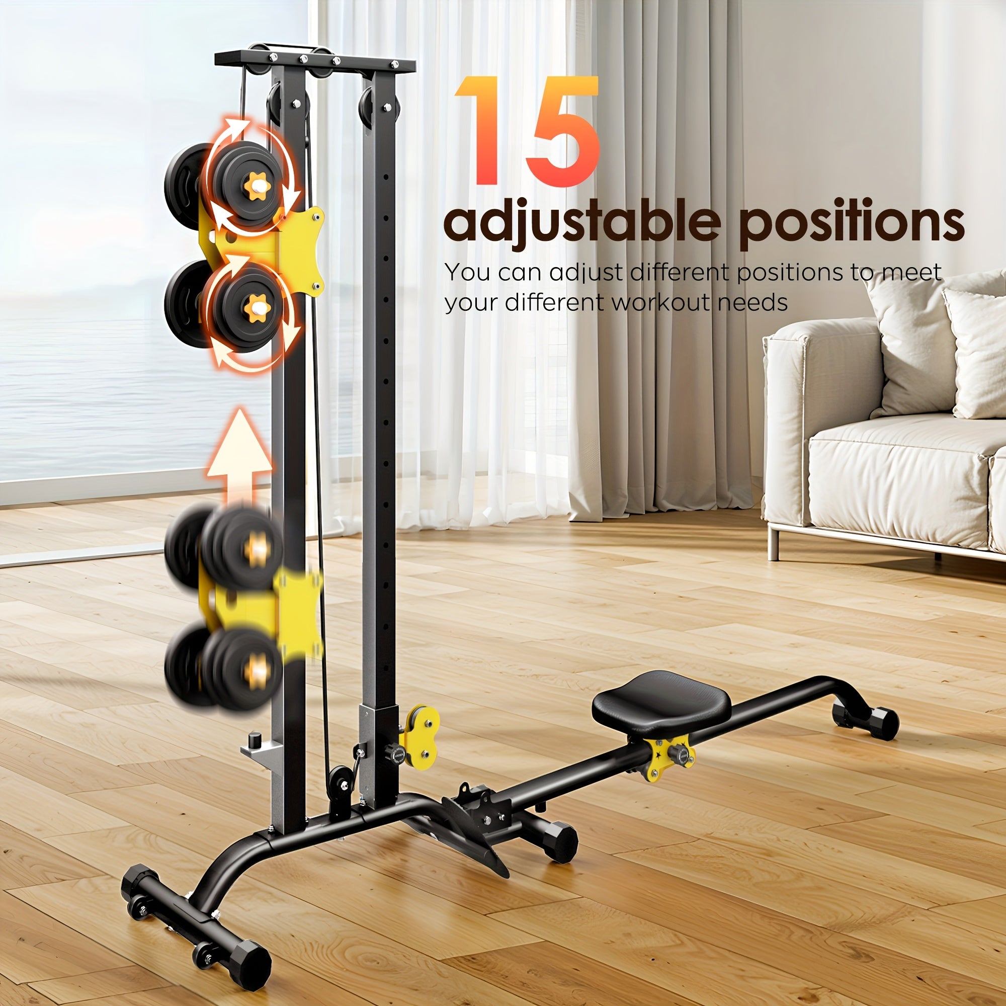 Foldable Cable Row Machine