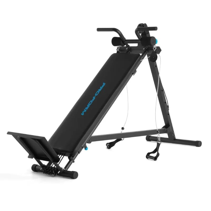 Multi-Functional Incline Trainer with Resistance Cables