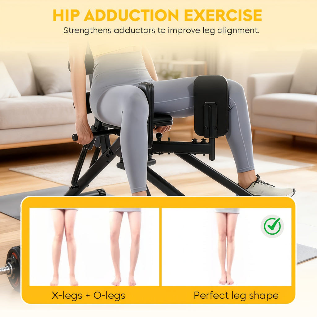 3-in-1 Hip Abductor & Thigh Trainer Machine