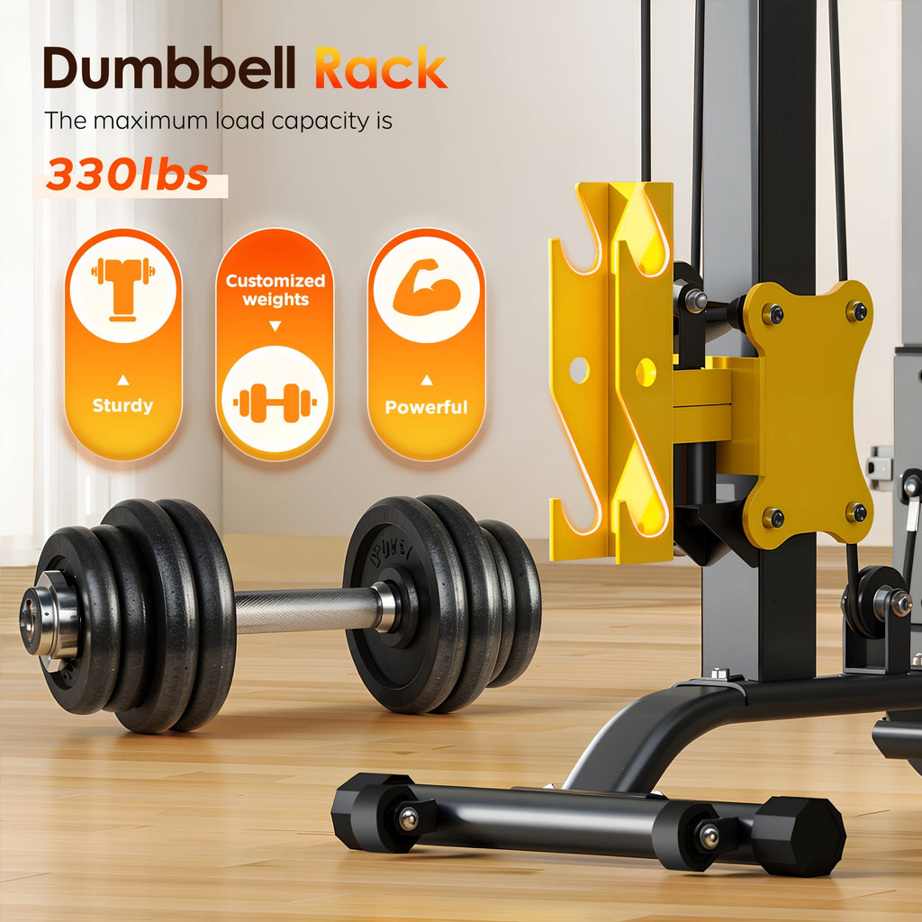 Foldable Cable Row Machine