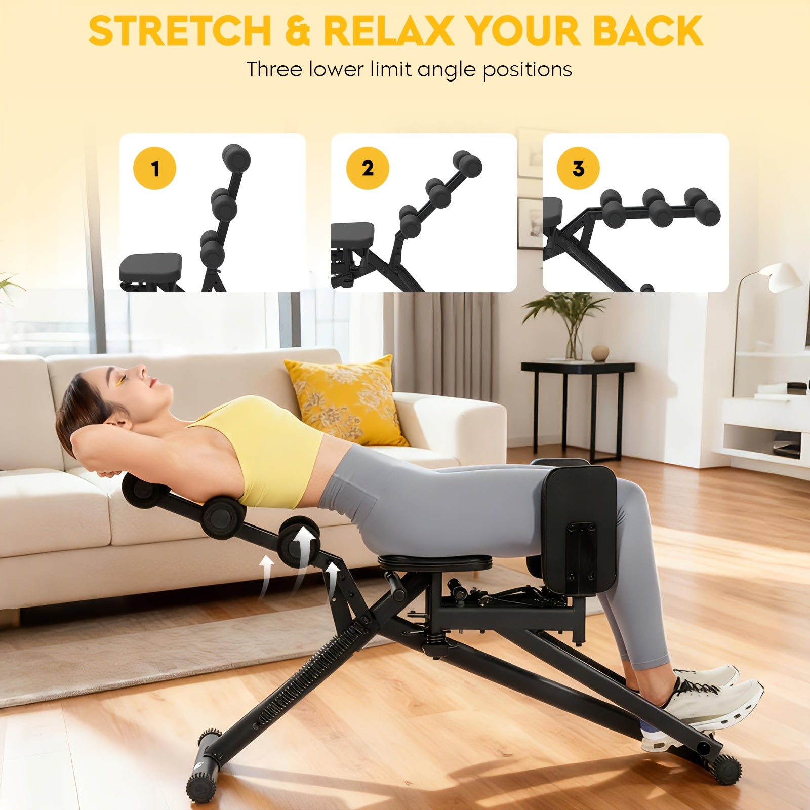 3-in-1 Hip Abductor & Thigh Trainer Machine