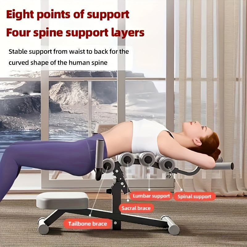 Multi-Functional Back Stretcher & Lumbar Spine Reliever