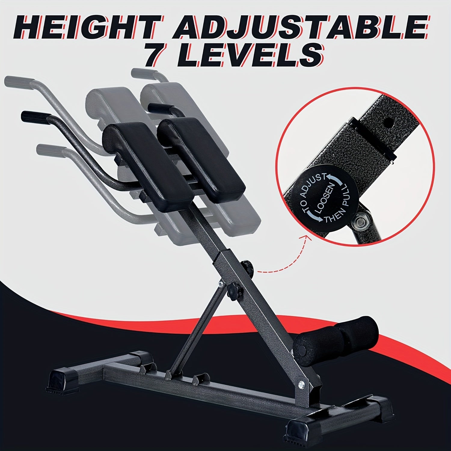 Adjustable Roman Chair / Back Hyperextension Bench