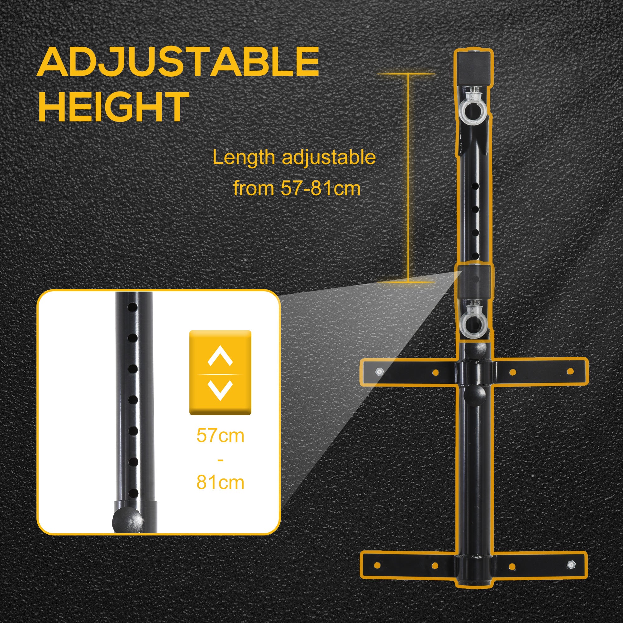 Adjustable Heavy Bag Wall Mount Bracket