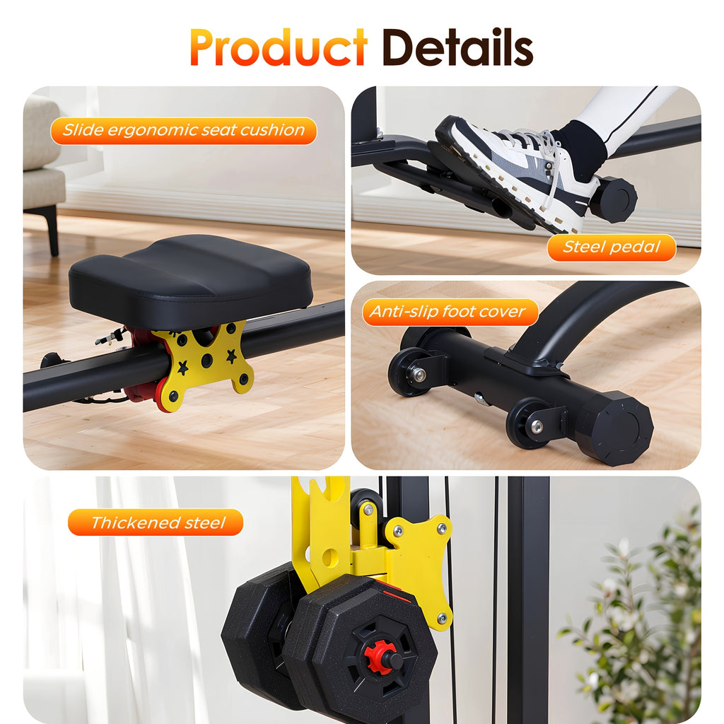 Foldable Cable Row Machine