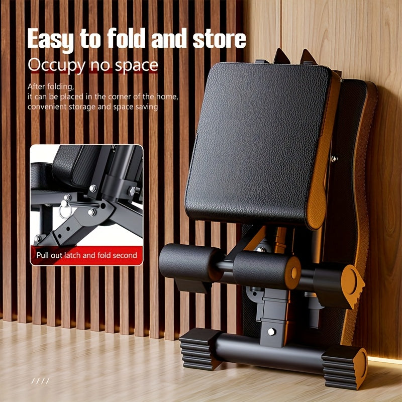 13-in-1 Adjustable Multifunctional Weight Bench with Cable System